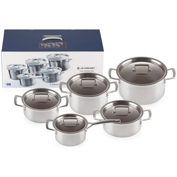 Le Creuset Set 5 ks nerezových hrncov