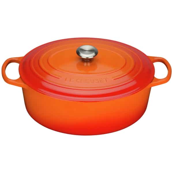 LE CREUSET Bräter Oval Signature 35 cm Ofenrot