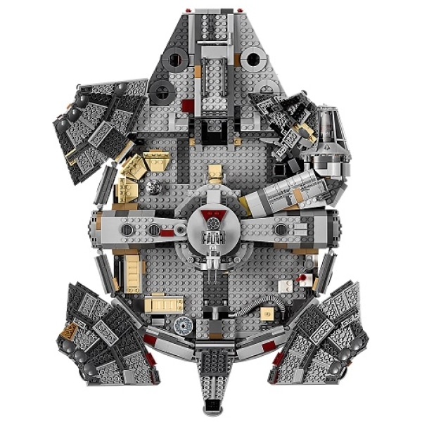 Detailný model LEGO Millennium Falcon