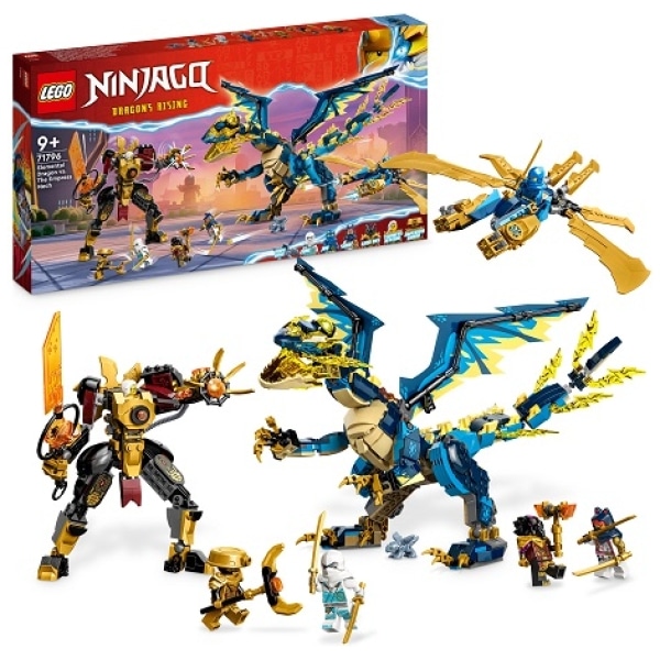 LEGO NINJAGO 71796 Živelný drak proti robotovi cisárovnej