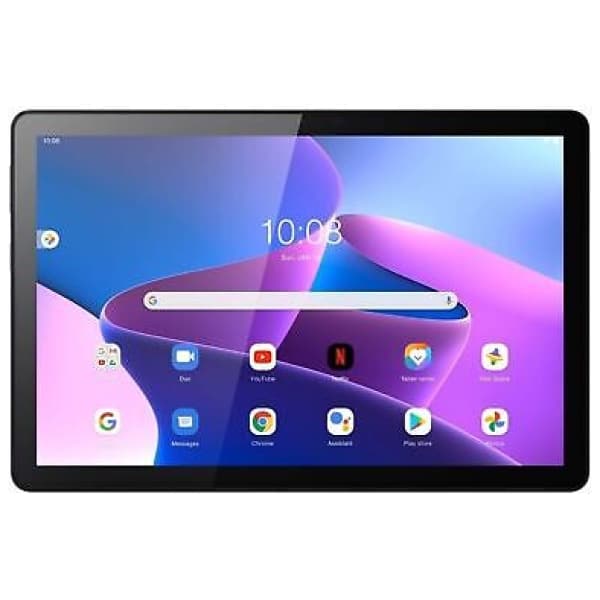 Lenovo Tab M10 with accessories