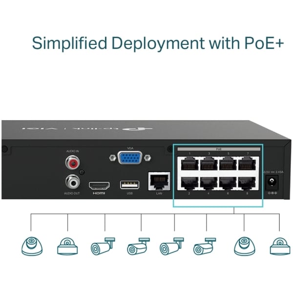 TP-Link VIGI NVR1008H-8MP