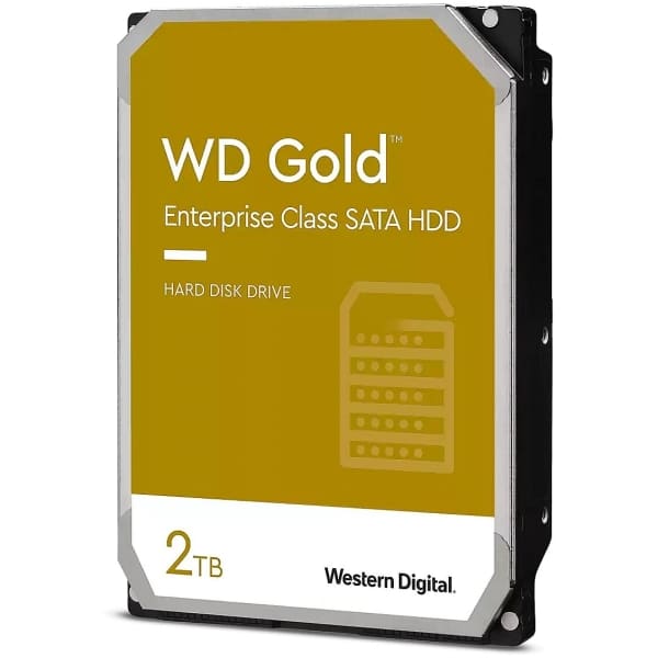 WD Gold 2TB disk detail