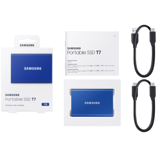 Kompaktný dizajn Samsung SSD T7