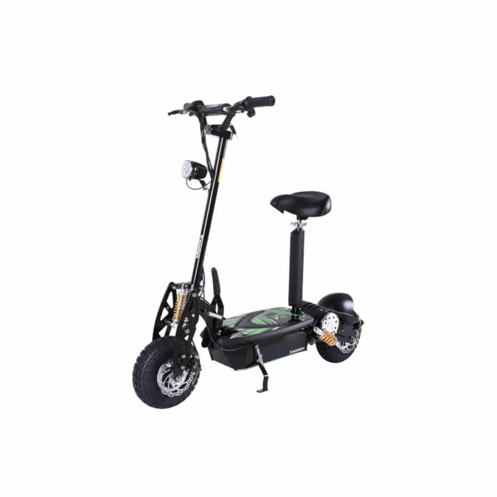 Elektrická kolobežka X-Scooters XT01-čierna-spredu