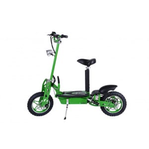 Elektrická kolobežka X-Scooters XT02-zelená-zboku