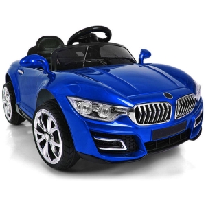 Elektrické autíčko B16-modré-zboku