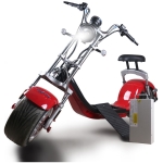 Elektrická Harley kolobežka CityCoco SC14-červená-spredu