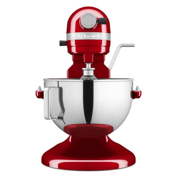 KitchenAid Artisan z predn&eacute;ho pohľadu s nerezovou misou