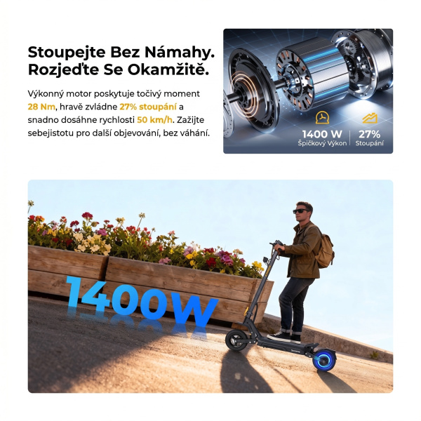 Odpruženie a pneumatiky Ausom Gosoul 2 Pro
