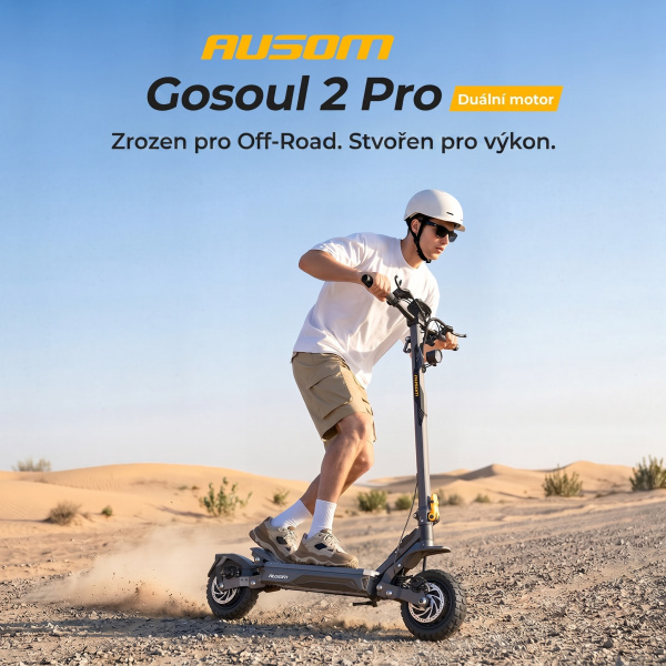 LCD displej a smart funkcie Ausom Gosoul 2 Pro